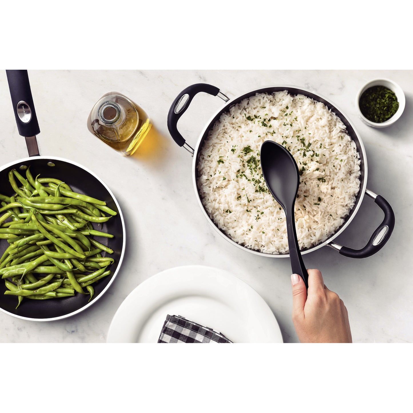 Tramontina Ability Black Nylon Serving Spoon-25156/100