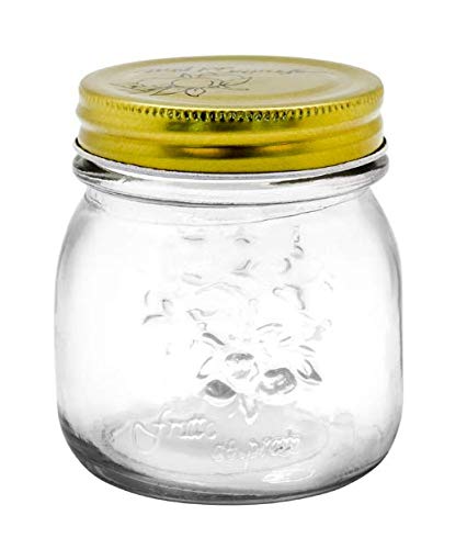 Glass Jar With Gold Lid 1000ml- 447-1000