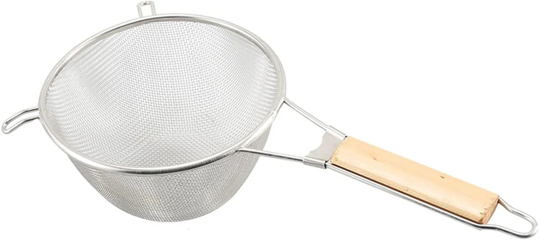 Strainer Wood Handle 25 cm-R-3