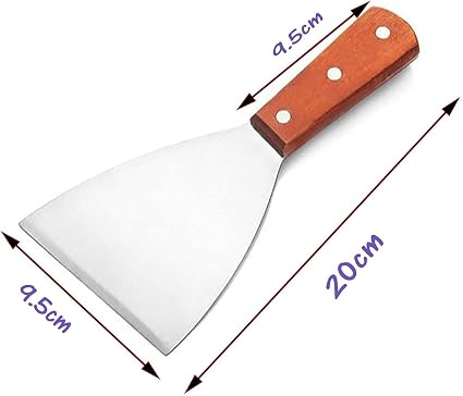 Multifunctional Kitchen Spatula S.Steel with Wood Handle- RR3160