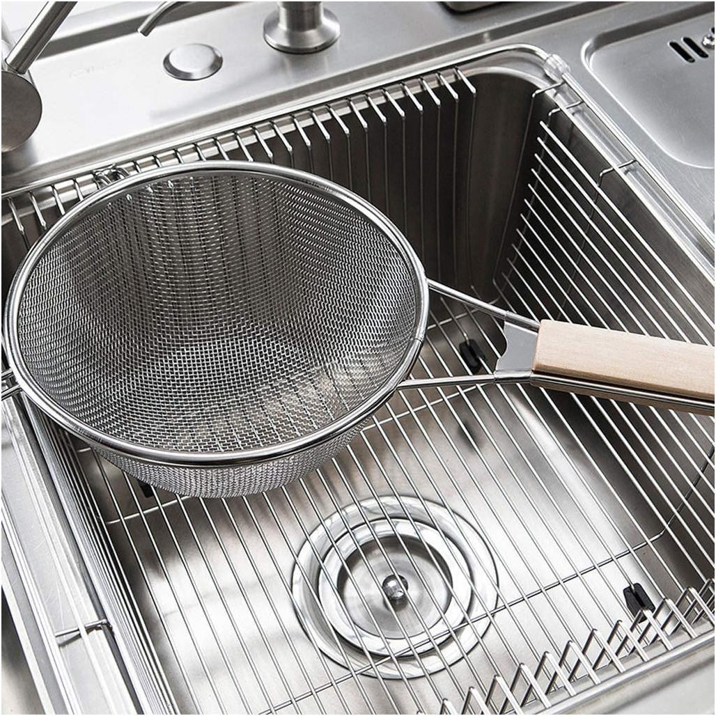 Strainer Wood Handle 21 cm-R-2