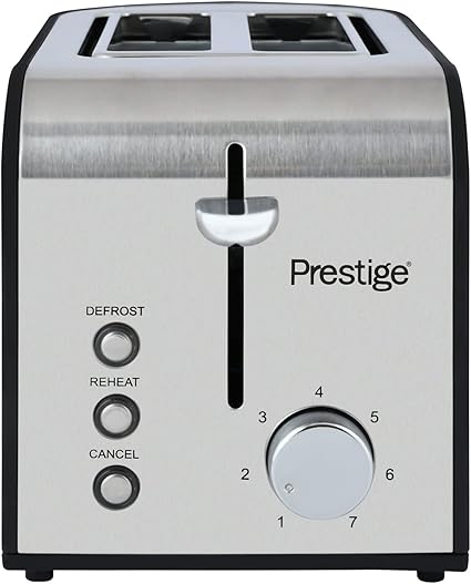Prestige 2 Slice Toaster Stainless Steel 800W-PR54905