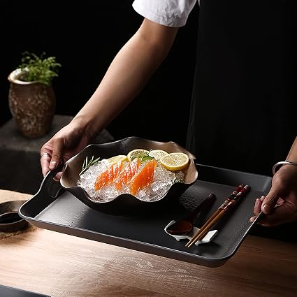 Rectangular Tray Coffee Black 35.5x46cm- 1418CT