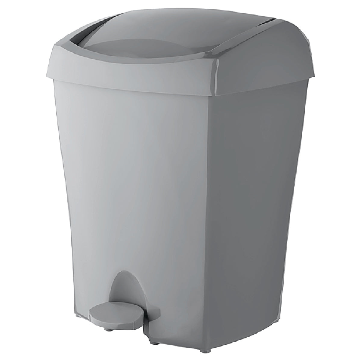 Trash Star Bin - Grey TP-722 - 10 Lt