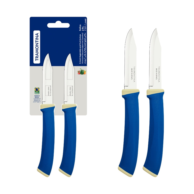 Tramontina Felice 2-Piece Vegetable and Fruit Knife Set -23490/213