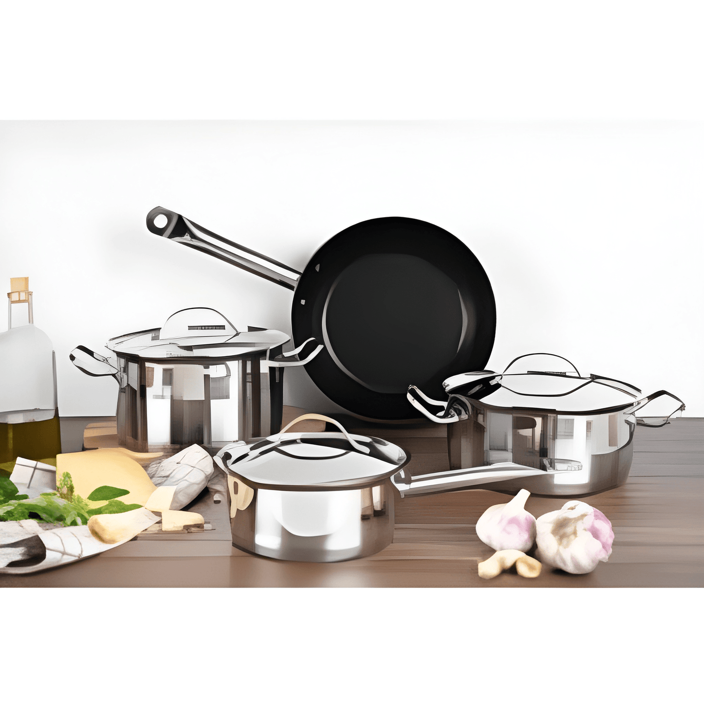 Tramontina Professional 20 cm 2.9 L stainless steel shallow casserole dish with flat lid-62623/200