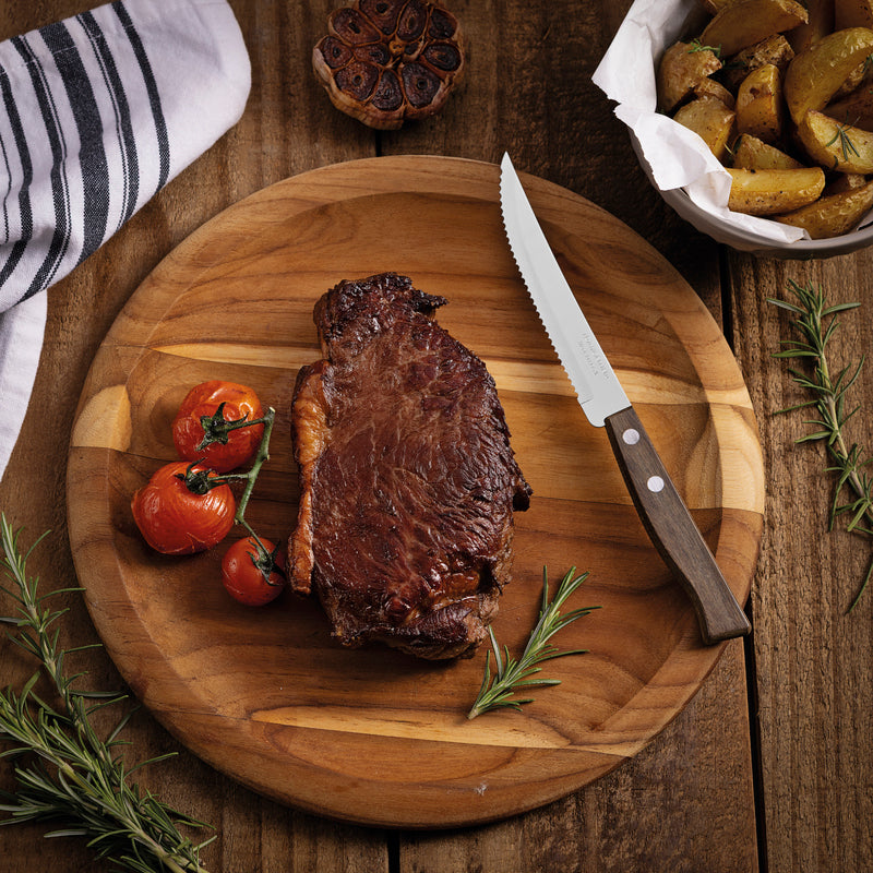 Tramontina Tradicional 3-Piece Set of Steak and Fruit Knives with Stainless-Steel Blades-22200/305