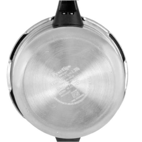 Prestige Popular Virgin Aluminium Precision Weight Valve Pressure Cooker, 1.5 L- 10038