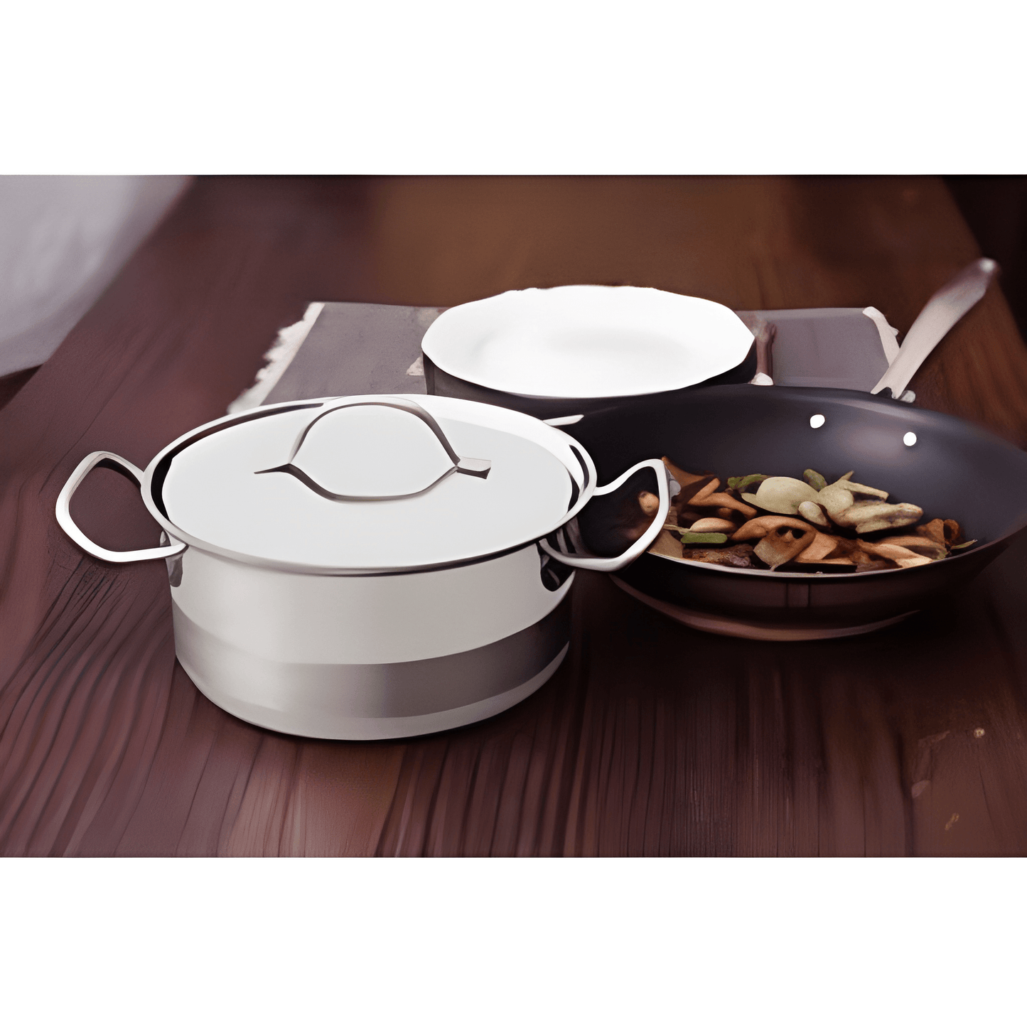 Tramontina Professional 16 cm 1.8 L stainless steel deep casserole dish with flat lid-62624/160