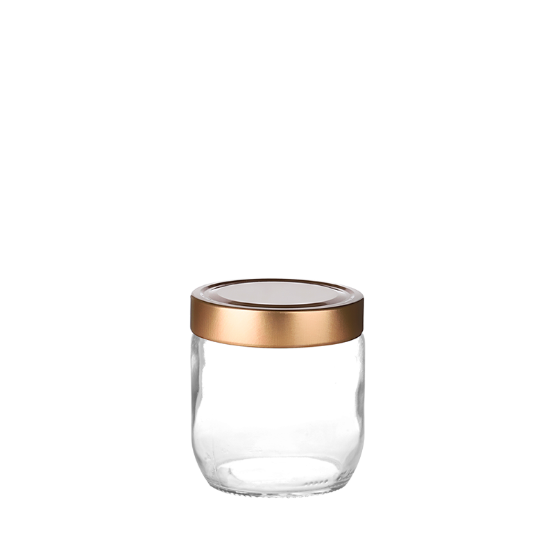 MINNT JAR WITH LID (BLACK / BRONZE)425ML-KC-267