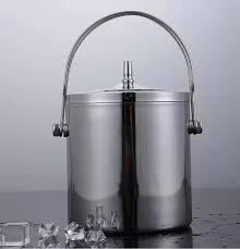 Ice Pail 1.4 Steel Without Tongs 2 Litres-R1-2