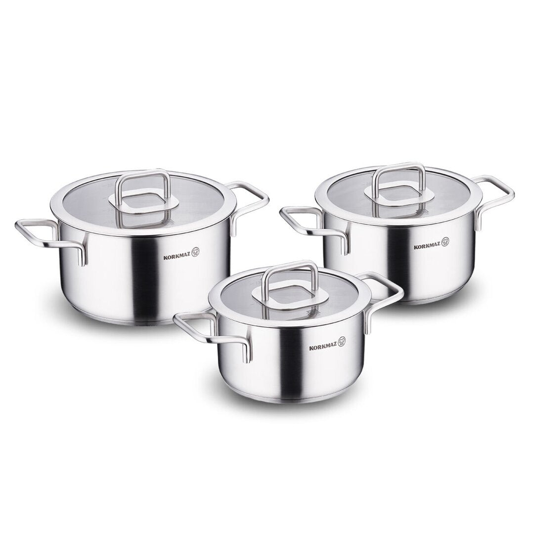 Korkmaz Stella 6 pcs Cookware Set- A2930