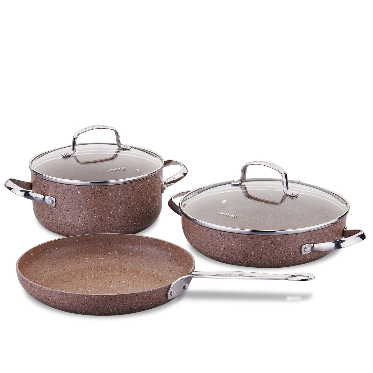 Korkmaz Browni 5 Piece Cookware Set - A2899
