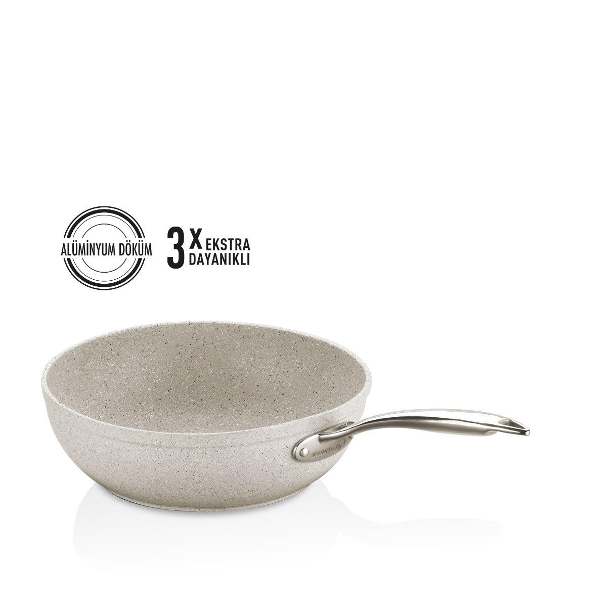 Korkmaz Granita Aluminium Wok 28cm - A1267