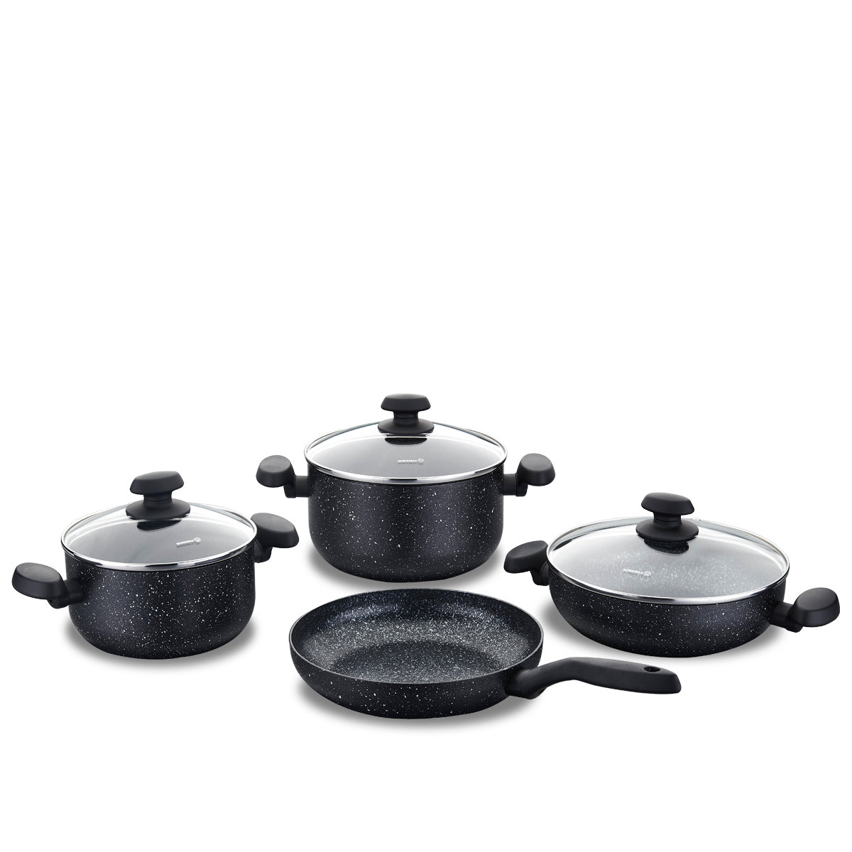 Korkmaz Mia Granite 7 Piece Cookware Set - A1146 – Kitchen Mart