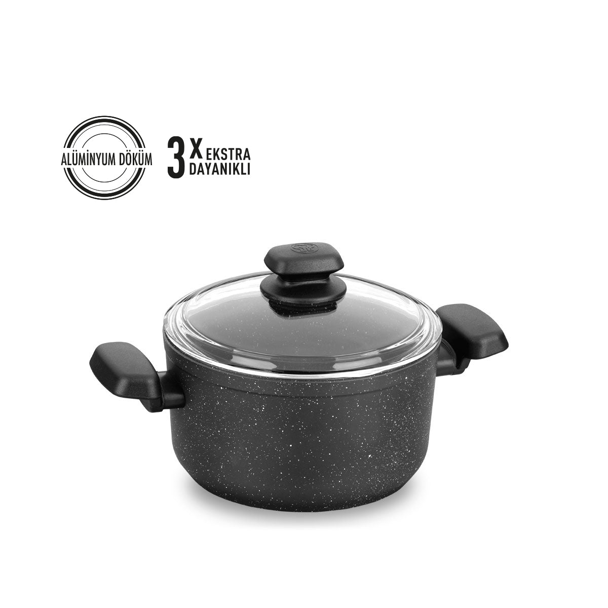 Korkmaz Ornella Aluminium Casserole Dish 24cm - A1342