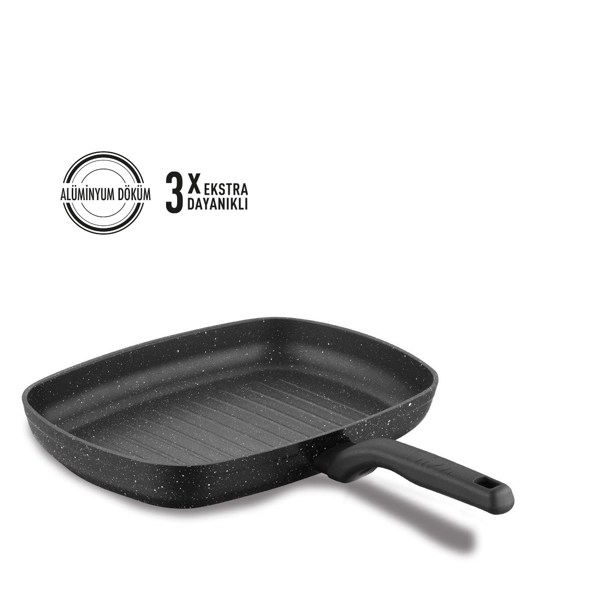 Korkmaz Ornella Aluminium Rectangle Grill Frying pan 35x25cm - A1121