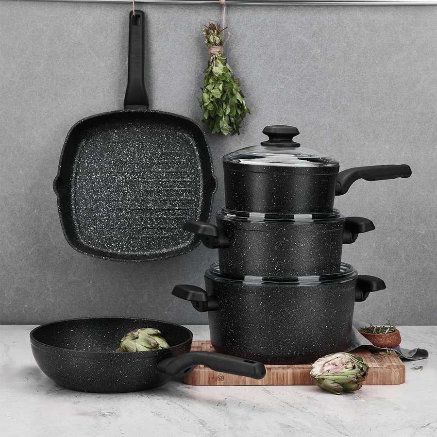 Korkmaz Ornella Aluminium Frying Pan 24x4.7cm-2L-A1844