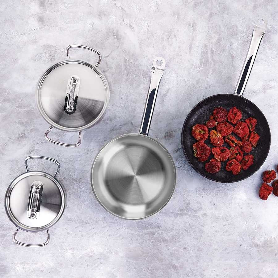 Korkmaz Proline Casserole with Glass Lid 20x12cm-3.8L-A1161