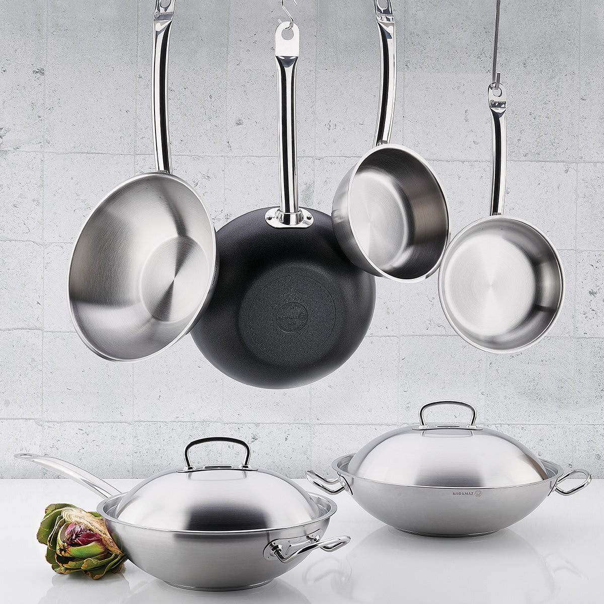 Korkmaz Proline Wok 28cm - A1197