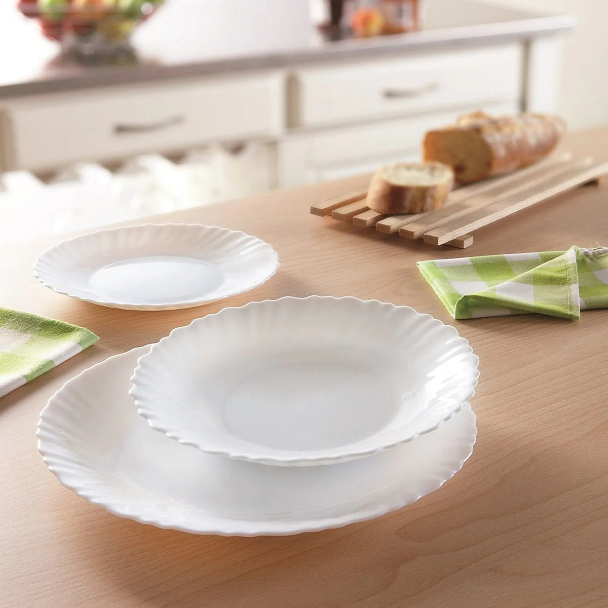 Luminarc Feston Plain Dinner Plate 25cm (RS6/B4)
