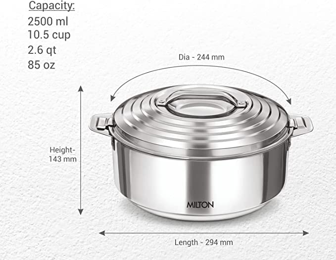Milton Imperial Stainless Steel Hotpot 3500 ML - ALIMHP3500