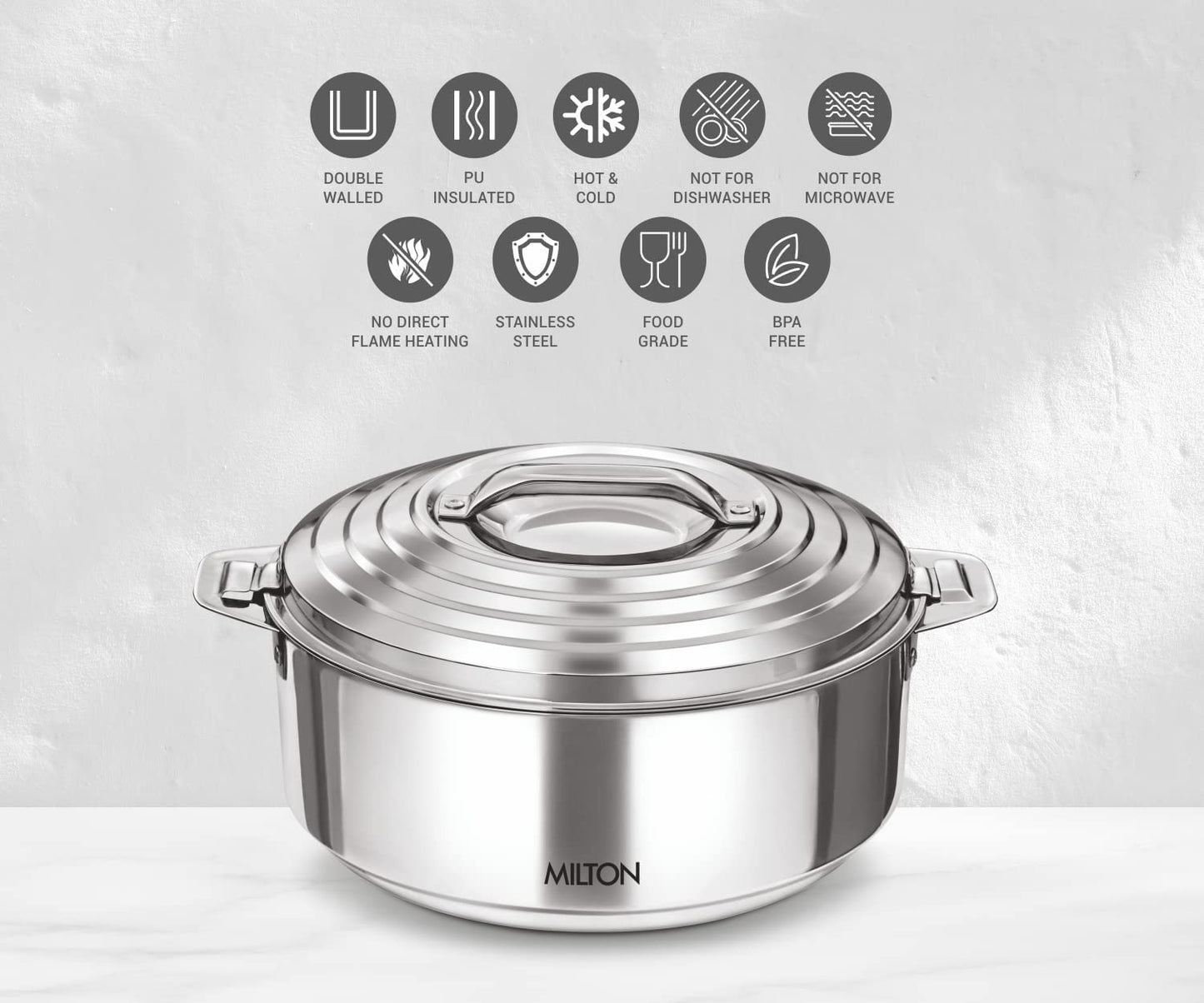 Milton Imperial Stainless Steel Hotpot 5000 ML - ALIMHP5000