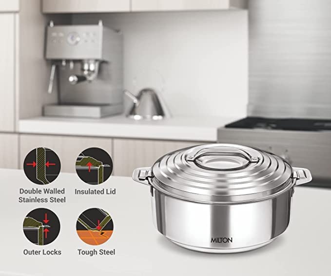 Milton Imperial Stainless Steel Hotpot 3500 ML - ALIMHP3500