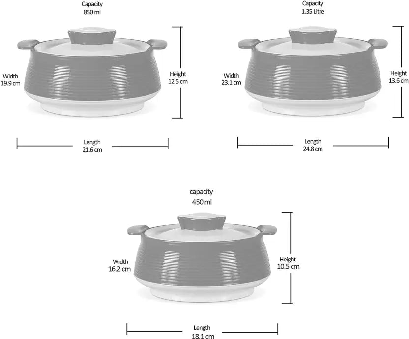 Milton HP Venice 3pcs Set (1000/1500/2500)