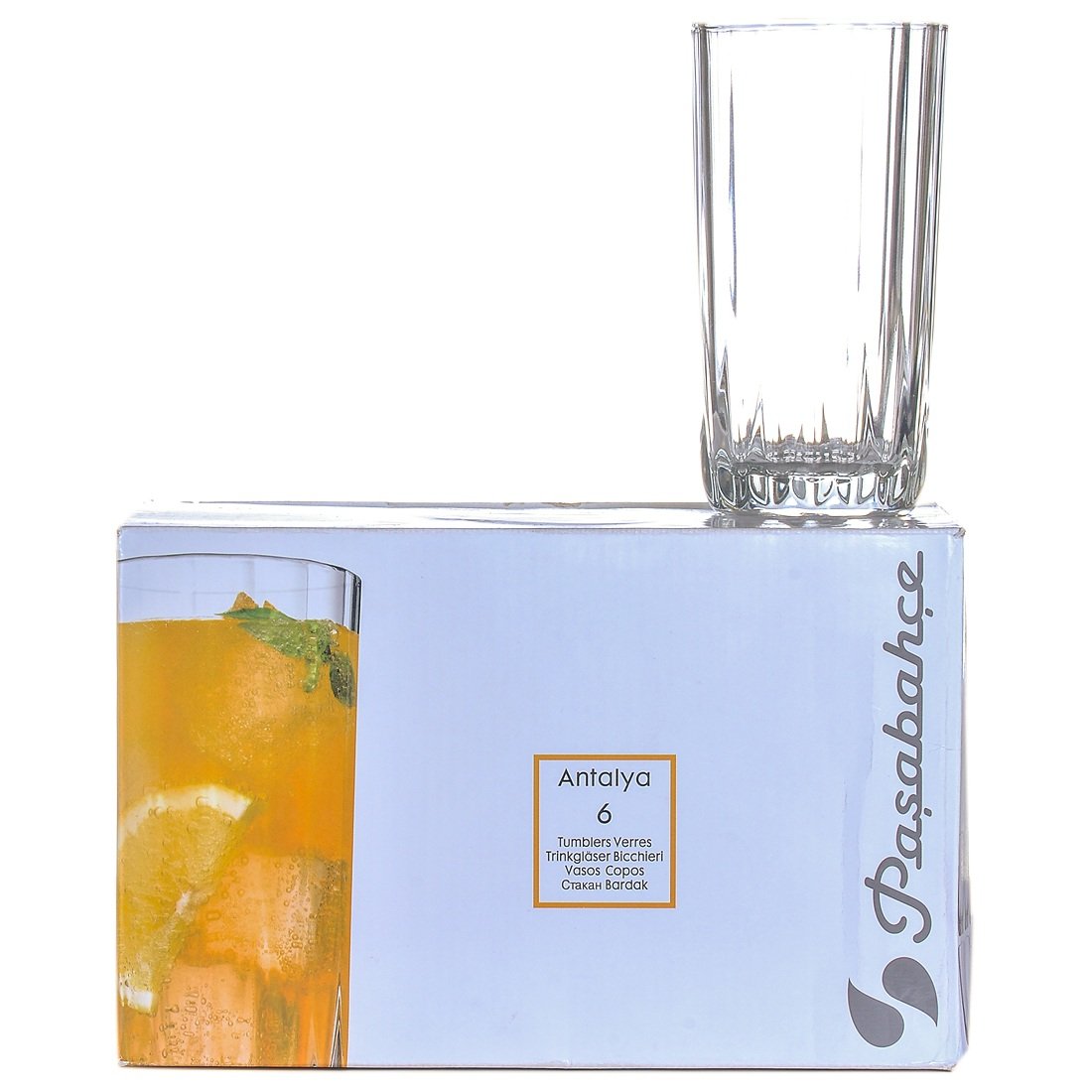 Pasabahce Antalya 6pcs 305ml Long Glass Set - 52279