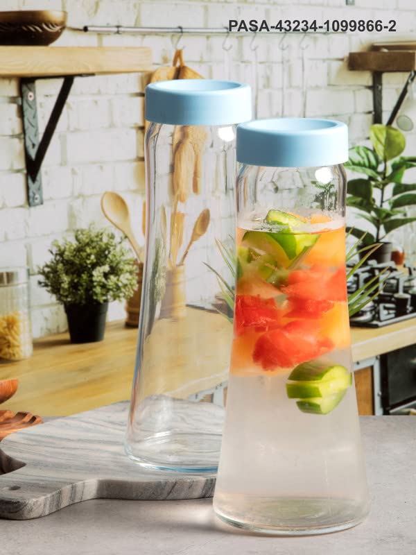 Pasabahce Basic Carafe Decor w. Blue Lid - 43234