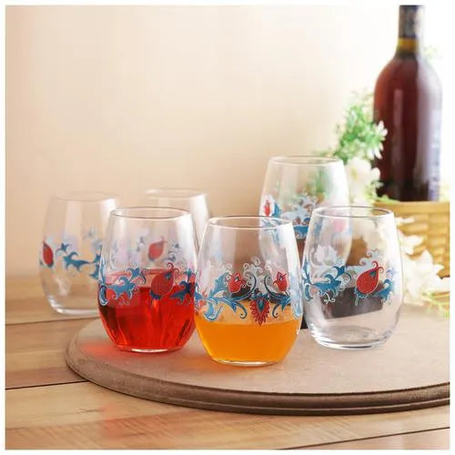 Pasabahce Diana Decor 6pcs 350ml Glass Set - 420825