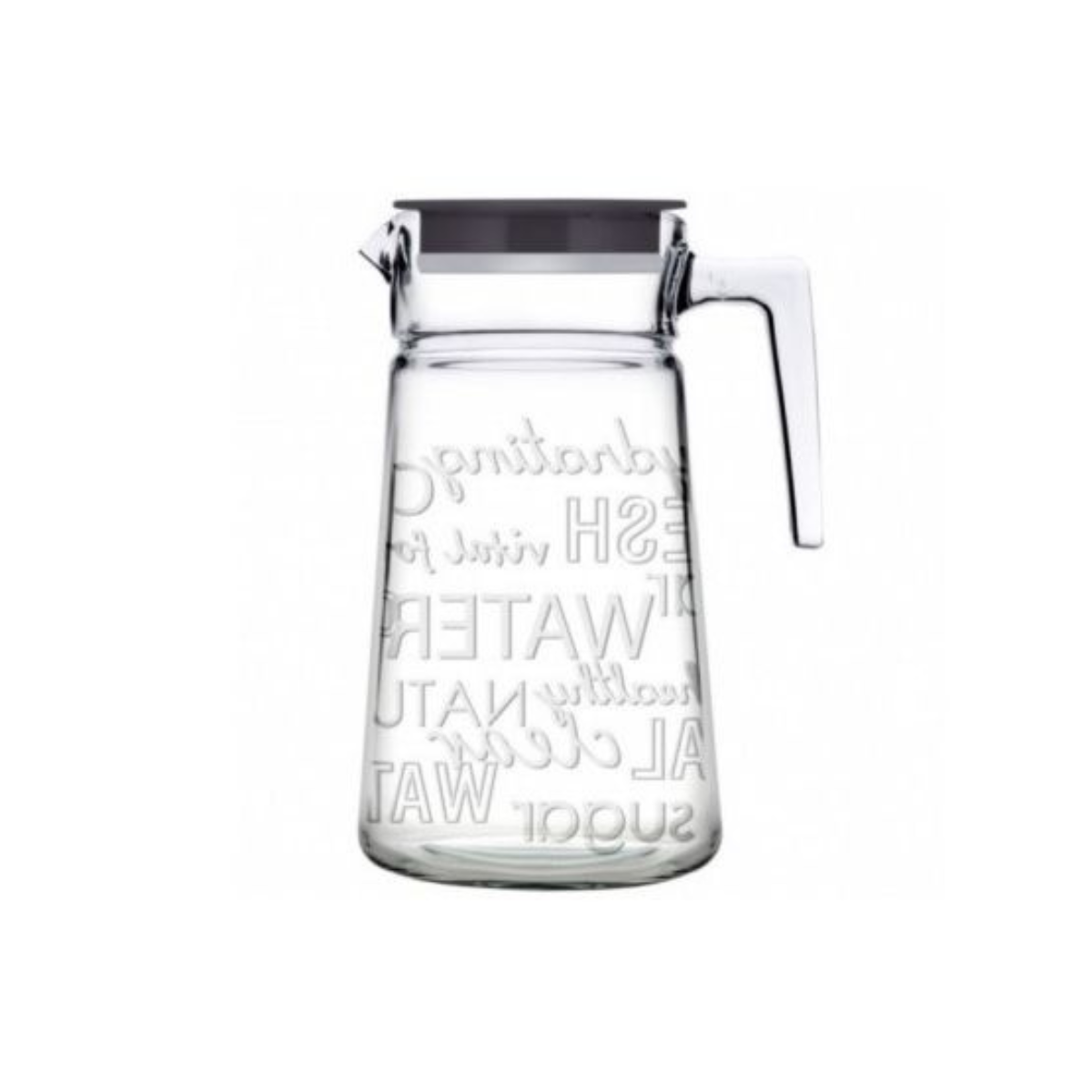 Pasabahce Jug City Pop Grey Lid - 43763