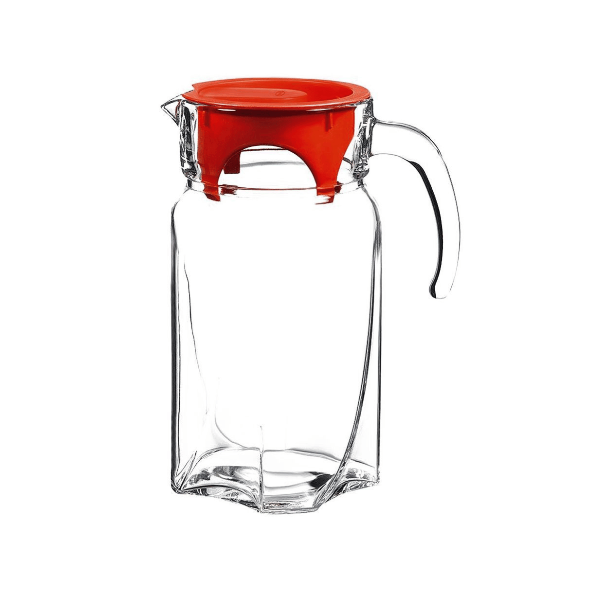 Pasabahce Jug Luna w. Red Lid - 43544