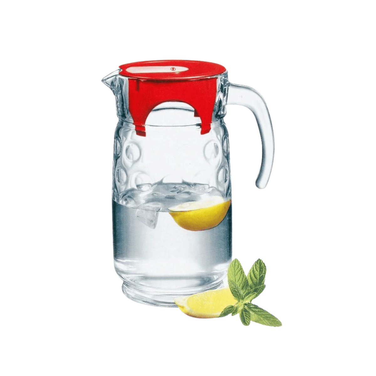 Paşabahçe Jug Space w. Red Lid - 43674