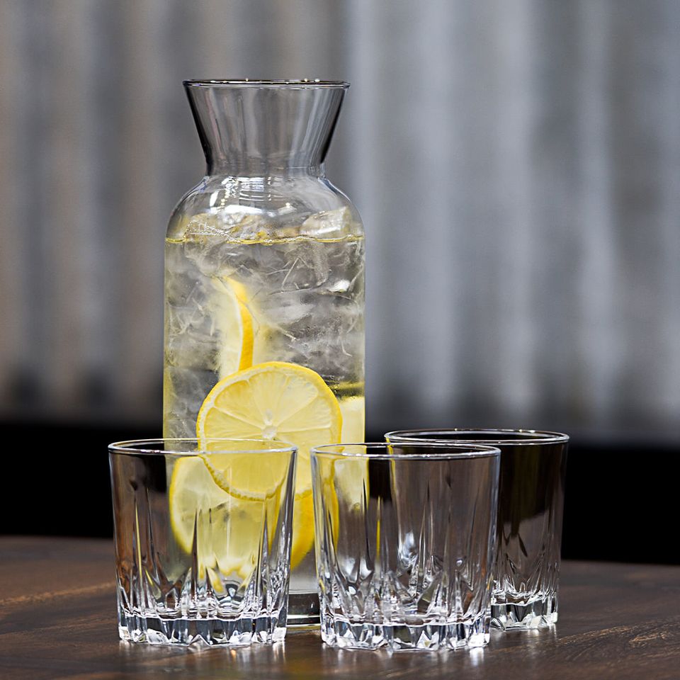 Pasabahce Village Carafe w. Black Lid 1000ml - 43824