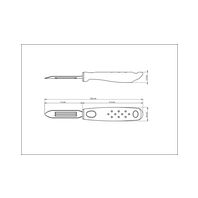 Tramontina Potato Peeler Utilita Black Handle - 25627/100