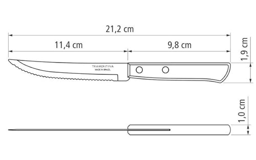 Tramontina Steak Knife 5" Polywood - 21100/495