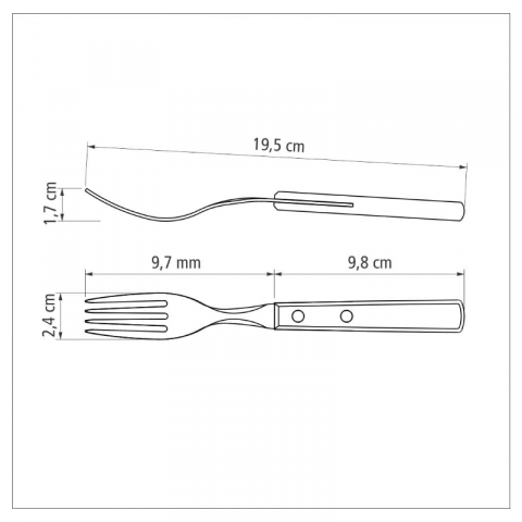 Tramontina Table Fork Polywood - 21102/490