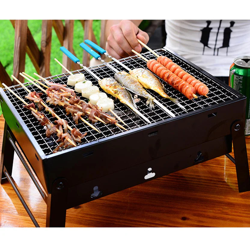 Portable BBQ Charcoal Grill Stove 35x27x20cm-MD-5877