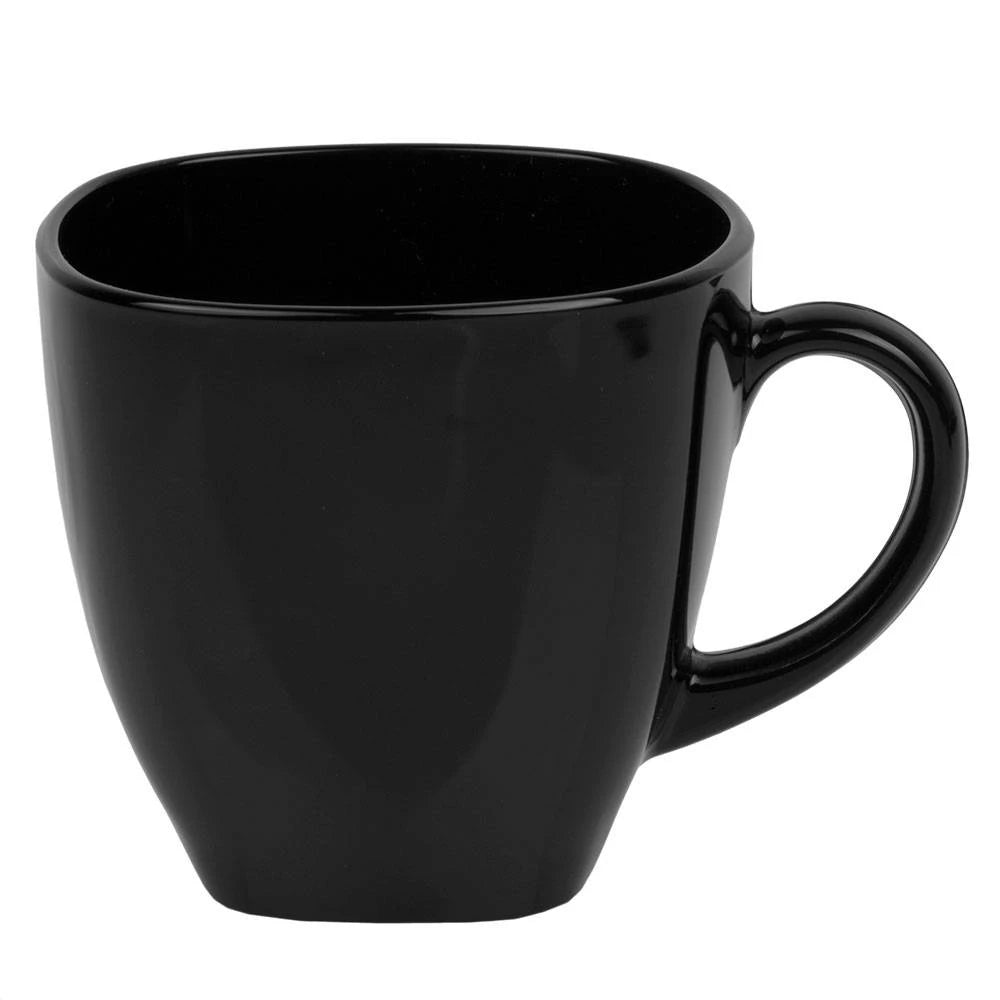 Cup Saucer 12pc Set Black 220ml- 220CC-12BLK