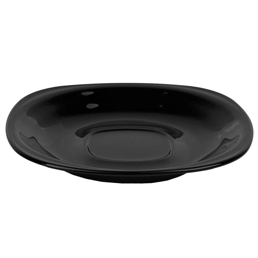 Cup Saucer 12pc Set Black 220ml- 220CC-12BLK