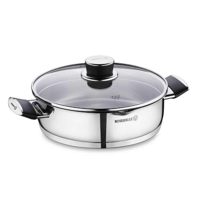Korkmaz Pera Low Casserole 24x17cm-3L-A2084