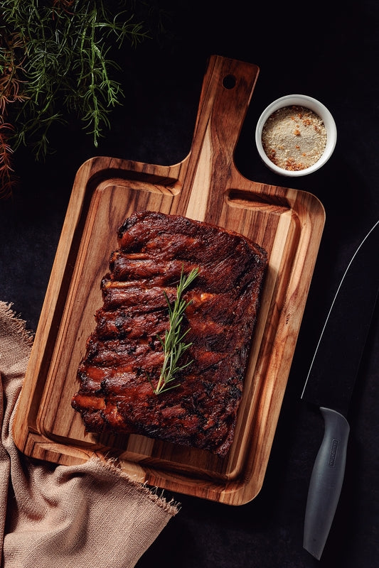 Tramontina Tropical Wood Barbecue Board with Handle 40x23.3 cm -13236/052