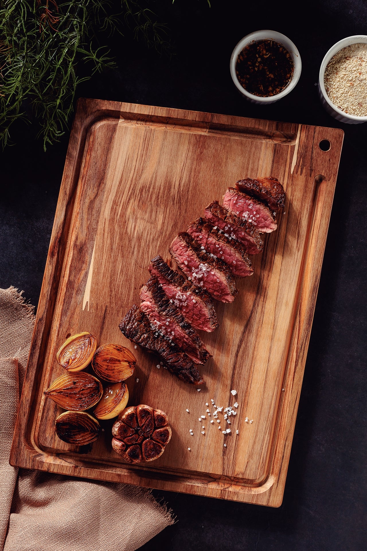 Tramontina Rectangular Wood Cutting Board with Natural Finish-13458/052