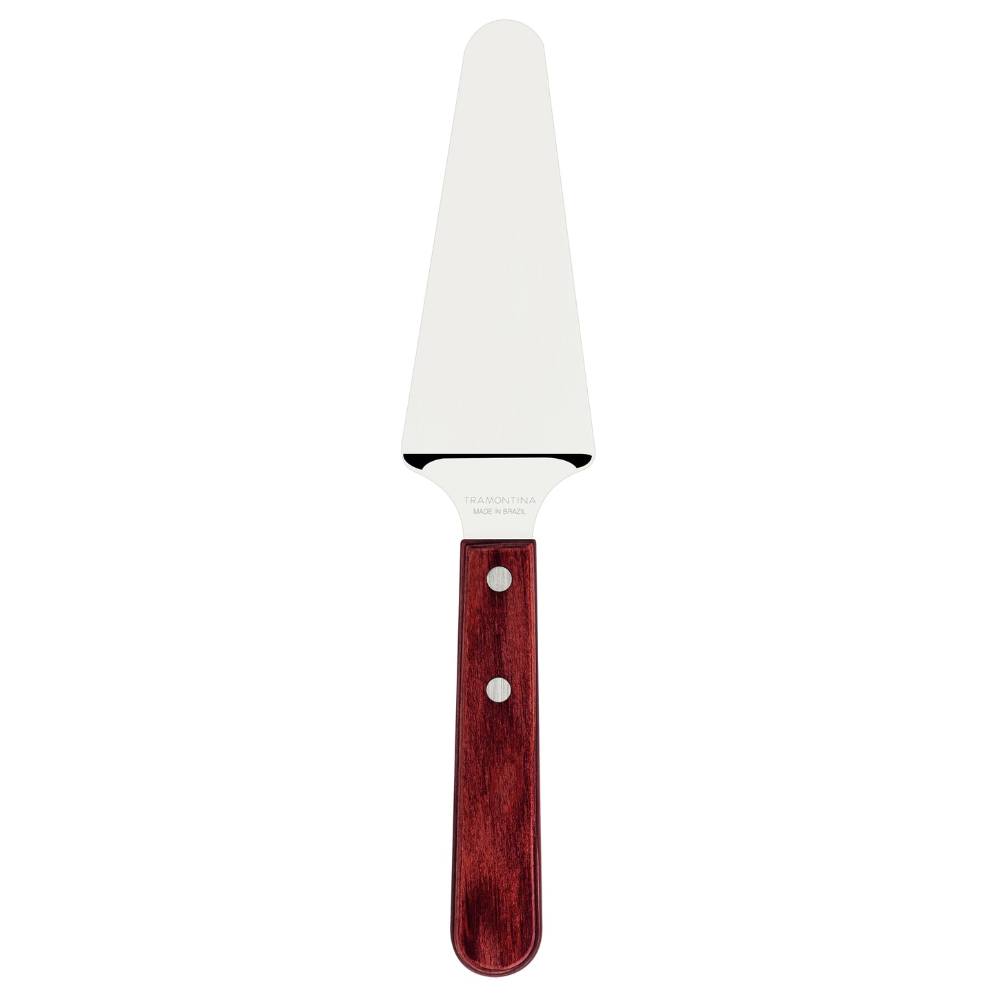 Tramontina Cake Spatula Stainless-Steel Blade 5" Treated Red Polywood Handle - 21163/175