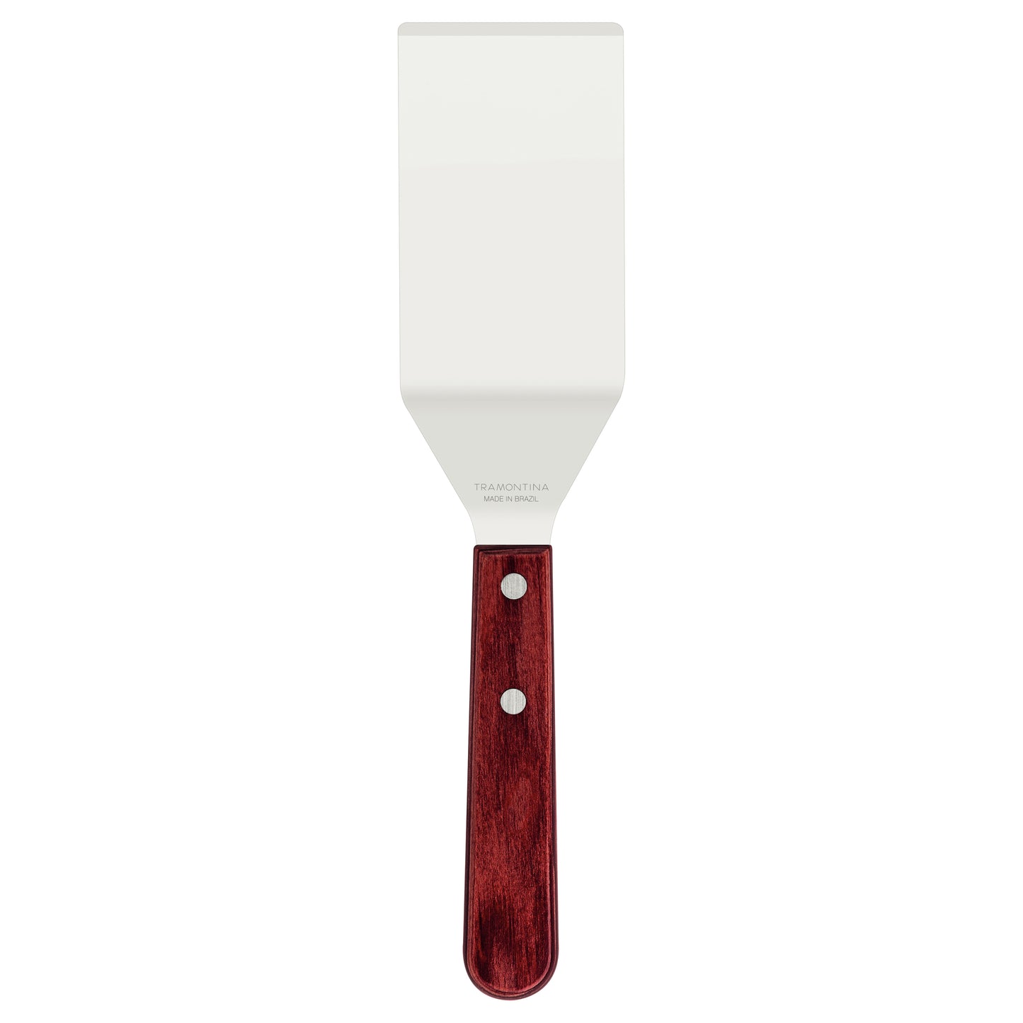 Tramontina Frying Spatula Stainless-Steel Blade 4" Treated Red Polywood Handle - 21165/174