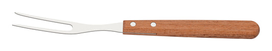 Tramontina Dynamic Carving Fork with Stainless-Steel Tines and Natural Wood Handle-22330/100
