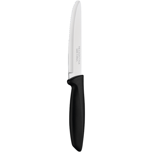 Tramontina Plenus Jumbo Barbecue Knife 5'' Stainless Steel Blade & Black Polypropylene Handle - 23421/105