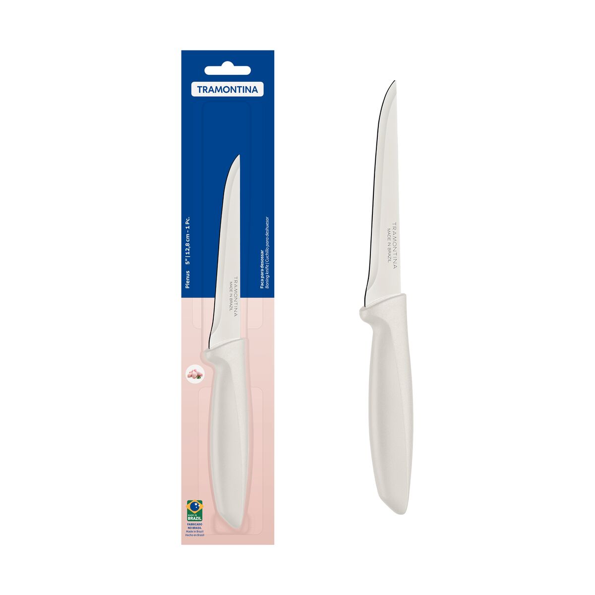 Boning Knife Plenus White Handle 5"- 23425/135